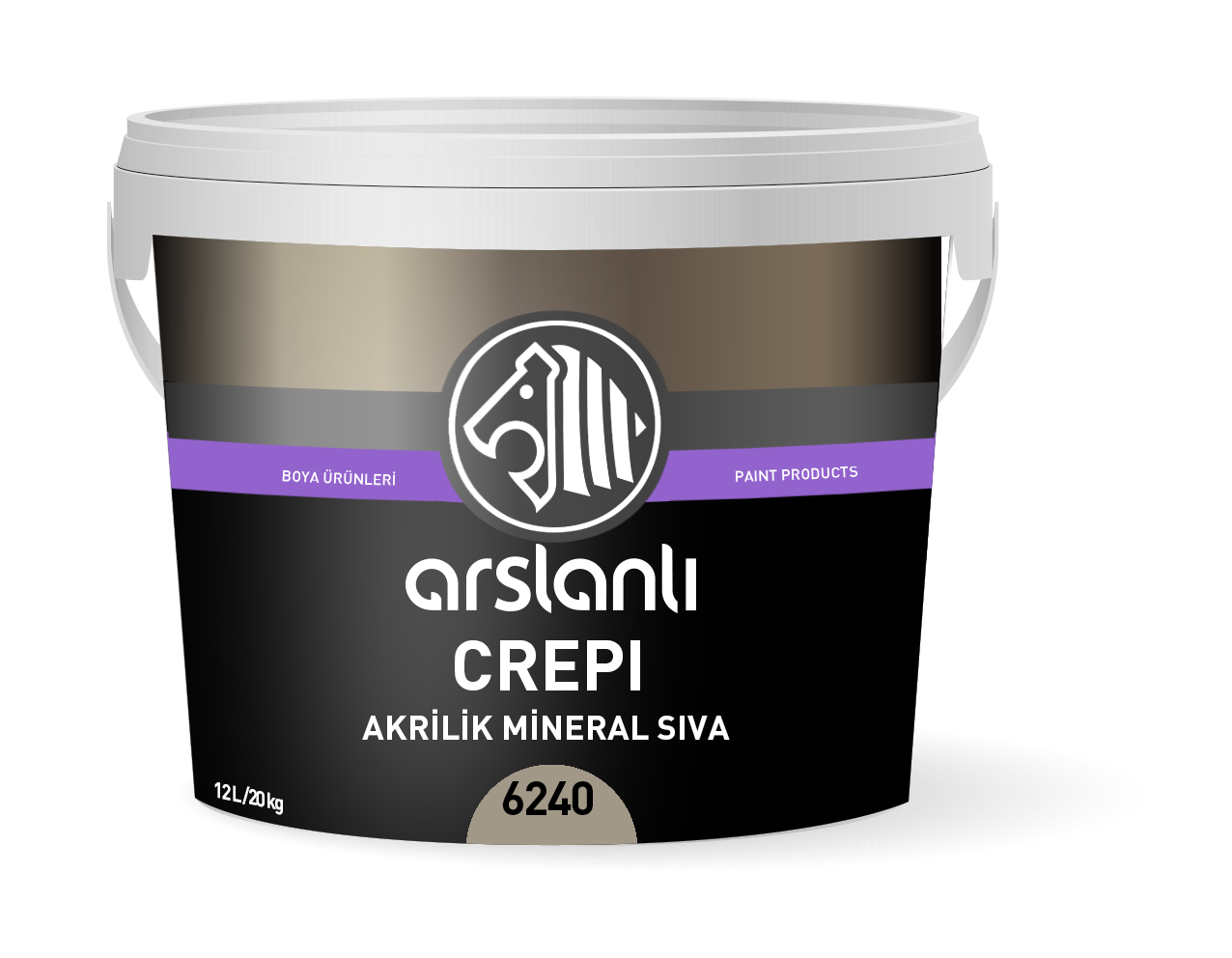 ARSLANLI CREPI AKRILIK MINERAL SIVA 6240