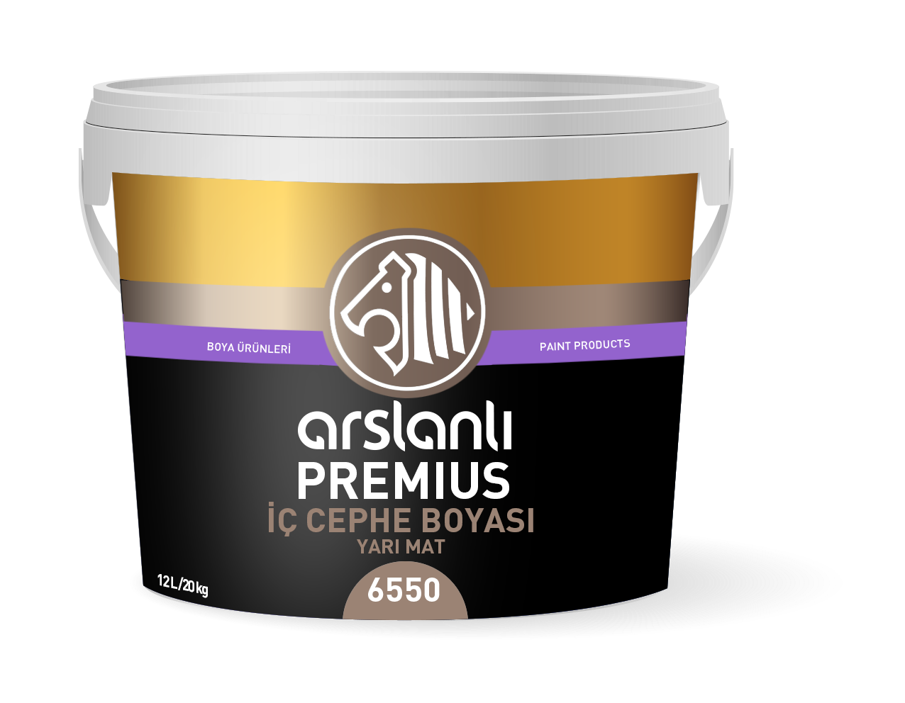 ARSLANLI YARI MAT SİLİKONLU İÇ CEPHE BOYASI 6550